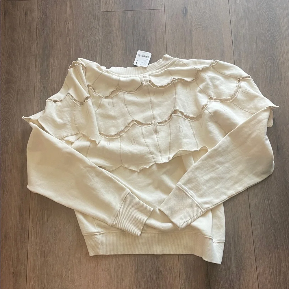 Free People Flutterscape Cardigan Sweatshirt
